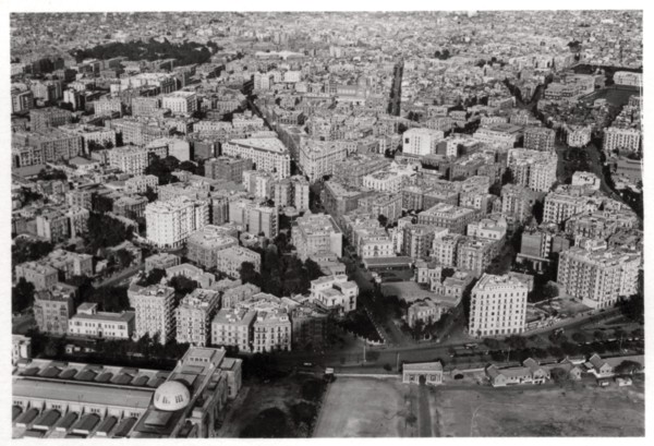 Aerial view of New Cairo, Egypt, from a Zeppelin, 1931 (1933). Artist: Unknown