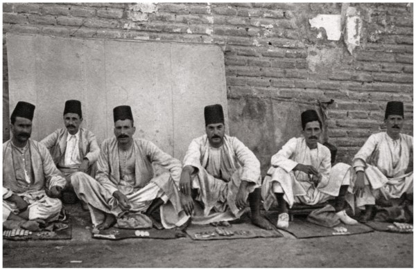 Turkish money changers, Baghdad, Iraq, 1925. Artist: A Kerim