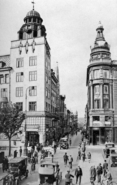 Street, Copenhagen, Denmark, c1922. Artist: Edward Galloway