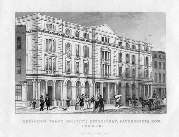 'Religious Tract Society's Repository, Paternoster Row, London', 19th century. Artist: Unknown