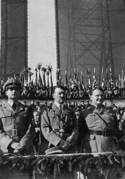 Nazi leaders at Tempelhof Airport, Berlin, Germany, 1 May 1934. Artist: Unknown