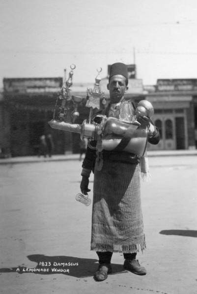 A lemonade vendor, Damascus, Syria, c1920s-c1930s(?). Artist: Unknown
