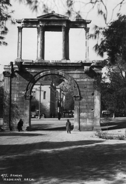 Hadrian's Arch, Athens, Greece, c1920s-c1930s(?). Artist: Unknown