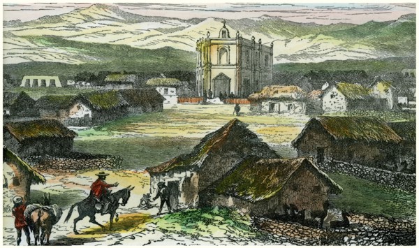 View of Tiahuanaco, near Lake Titicaca, Bolivia, c1880. Artist: Unknown