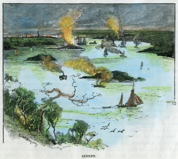 Sydney, New South Wales, Australia, c1885.Artist: C Wilkinson