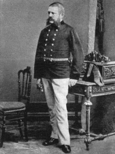 Alois Hitler, father of Adolf Hitler, late 19th century. Artist: Unknown