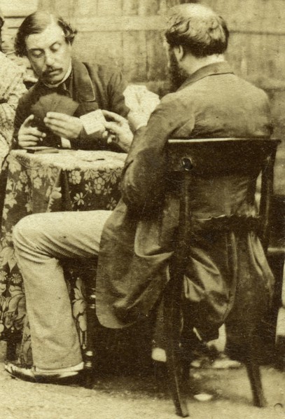 'Chess and Cards', c1850s. Artist: Unknown