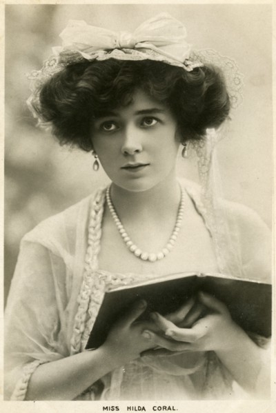 Hilda Coral, British actress, c1900s(?).Artist: Lallie Charles