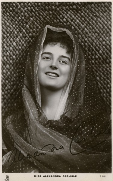 Alexandra Carlisle, British actress, c1900s-c1910s.  Creator: Raphael Tuck & Sons.