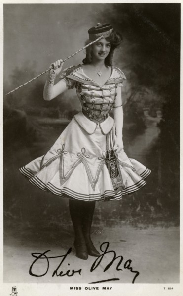 Olive May, actress, c1900s-c1910s(?). Creator: Raphael Tuck & Sons.