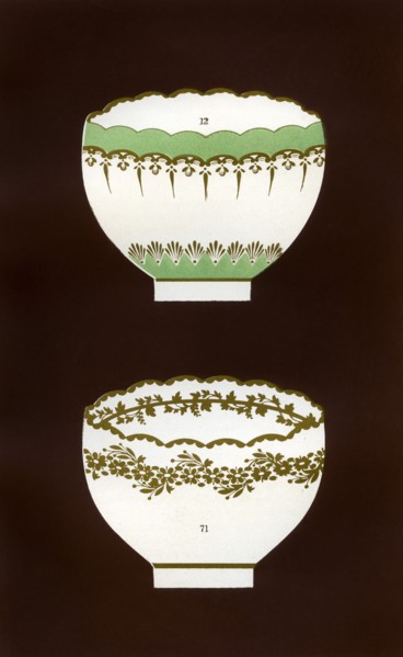 Derby patterns, 1876.  Artist: Hall & England