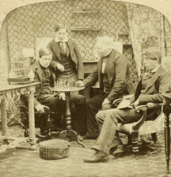 'Chess', 1850s. Artist: Unknown