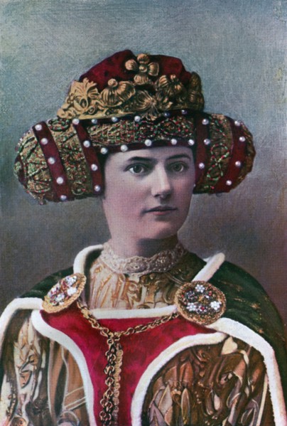 Lady's headdress, 14th century, (1910). Artist: Unknown