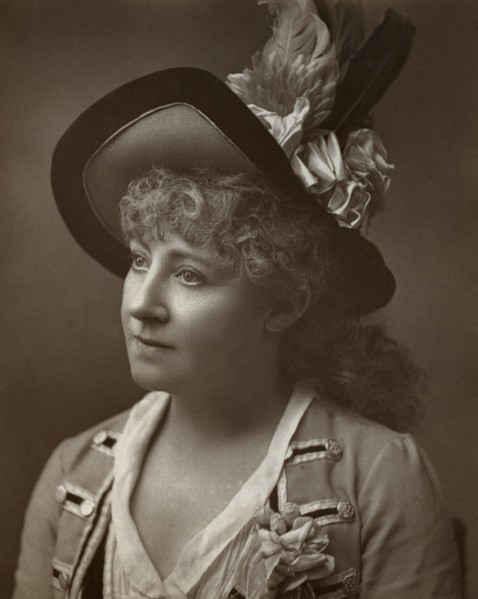Lydia Thompson, British dancer, actress and theatrical producer, 1886. Artist: Barraud