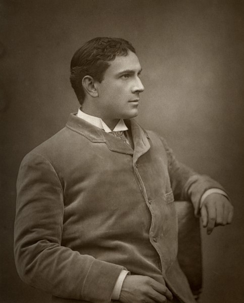 Maurice Barrymore, British actor, 1886. Artist: Barraud