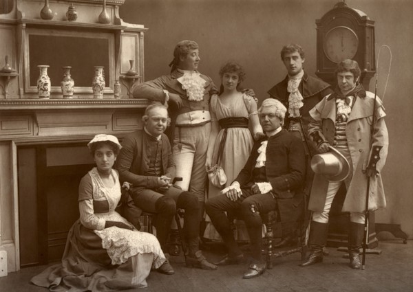 The Vaudeville Company in 'The Road to Ruin', at the Vaudeville Theatre, London, 1886. Artist: Barraud