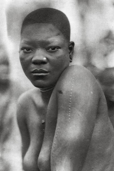 Awemba girl, Livingstone to Broken Hill, Northern Rhodesia, 1925 (1927). Artist: Thomas A Glover