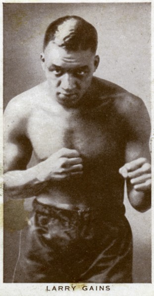 Larry Gains, Canadian boxer, 1938. Artist: Unknown