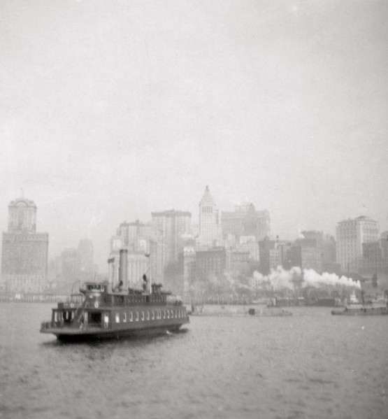 New York City from the river, USA, 20th century. Artist: J Dearden Holmes