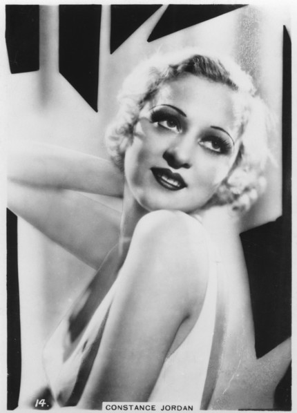 Constance Jordan, actress, c1938. Artist: Unknown