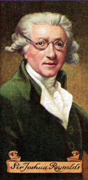 Sir Joshua Reynolds, taken from a series of cigarette cards, 1935. Artist: Unknown