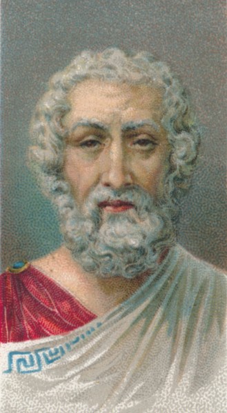 Homer, 1st-2nd century, Roman poet, from Baiae, Campania, Italy, 1924. Artist: Unknown