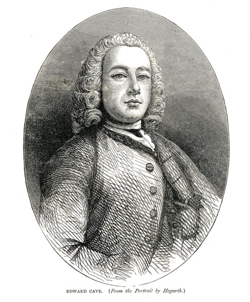 'Edward Cave', c.1700s Artist: William Hogarth.