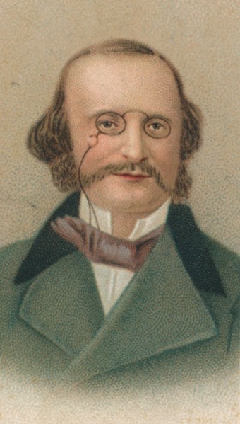 Jacques Offenbach, (1819-1880) German-born French composer, cellist and impresario, 1911. Artist: Unknown