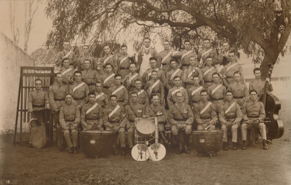 The Battalion Band of the First Battalion, The Queen's Own Royal West Kent Regiment. Poona, India, 1 Artist: Unknown