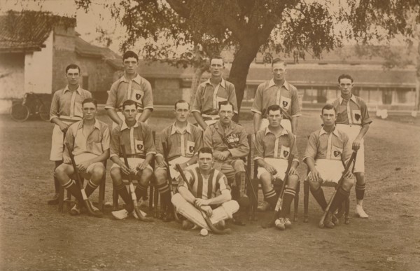 The Battalion Hockey Team of the First Battalion, The Queen's Own Royal West Kent Regiment. Poona, I Artist: Unknown
