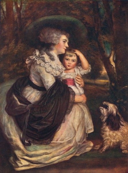 Lavinia, Countess Spencer (1762-1831), and John Charles Spencer, Viscount Althorp (1782?1845)', 1906 Artist: Sir Joshua Reynolds