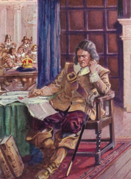 Oliver Cromwell (1599-1658) refusing the Crown', 1937. Artist: Unknown