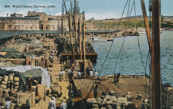 Wharf Scene, Havana, Cuba, 1910. Artist: Unknown