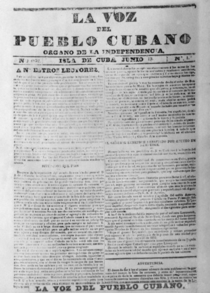 The voice of the people newspaper, (1852), 1920s. Artist: Unknown