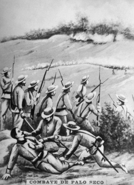 Battle of Palo Seco, (1873), 1920s. Creator: Unknown.