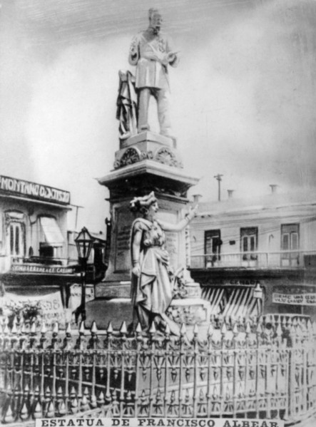 Statue of Francisco Albear, (1890), 1920s. Artist: Unknown