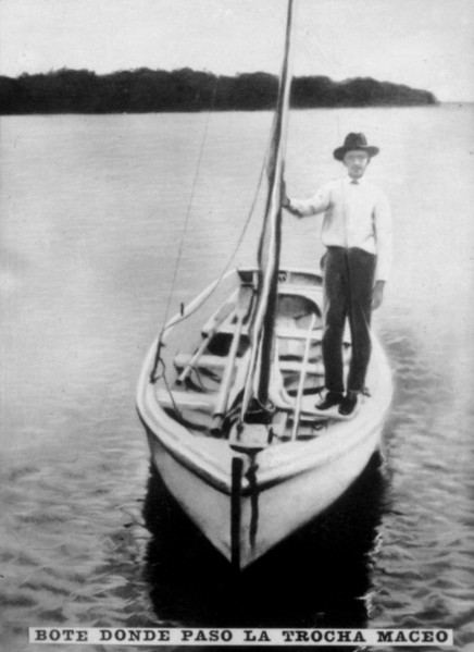 Postal Boat and the Trocha, (1890s), 1920s. Artist: Unknown