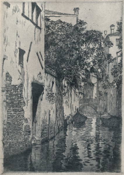 'San Agostino Canal, Venice', c1905 (1914-1915). Artist: Clarence Gagnon.