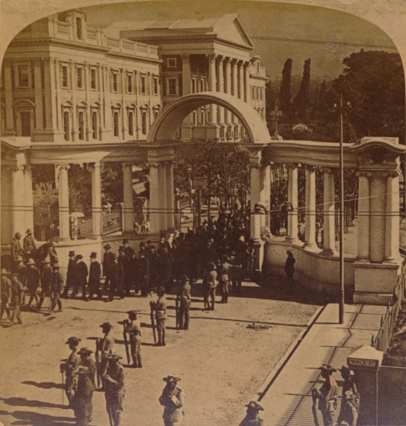 Funeral procession of the late Rt. Hon. Cecil Rhodes, 1902. Artist: Works and Studios