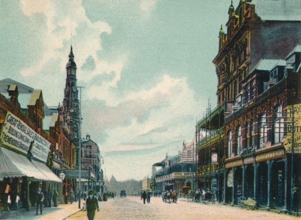Rissik Street, Johannesburg, c1908. Artist: Unknown