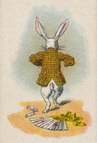 The Rabbit Running Away, 1930. Artist: John Tenniel