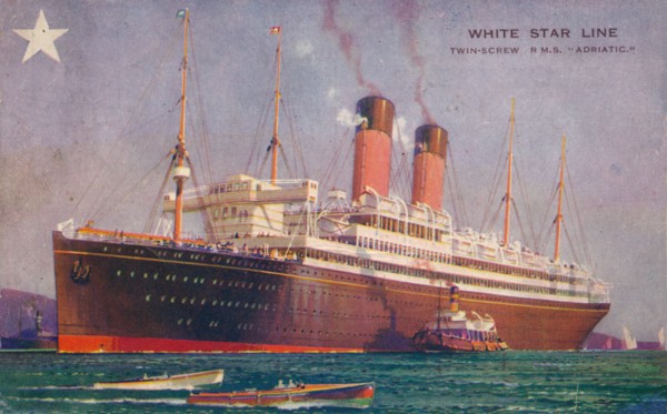 Twin-Screw RMS Adriatic of the White Star Line', c1907. Artist: Unknown