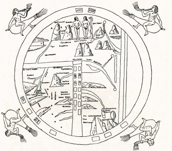The Turin Map', (8th century), 1912. Artist: Unknown.