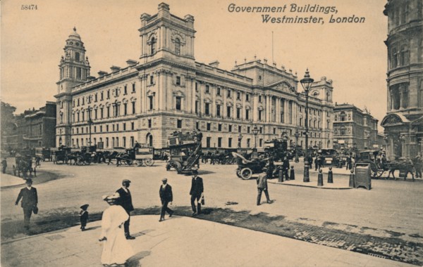 Government Offices Great George Street ('GOGGS'), Westminster, London', c1910. Artist: Unknown