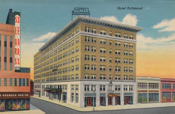Hotel Richmond, Augusta, Georgia, 1943. Artist: Unknown