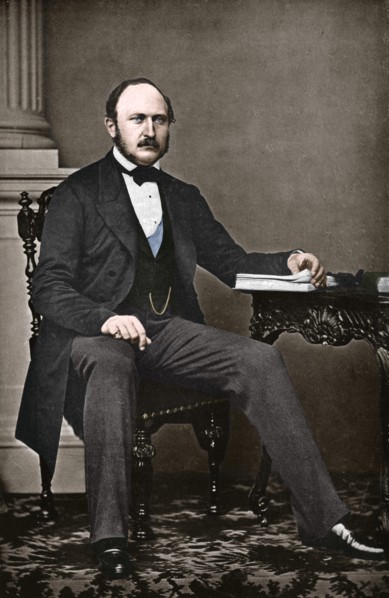 The last portrait of Albert, Prince Consort, 1861.  Artist: Vernon Heath