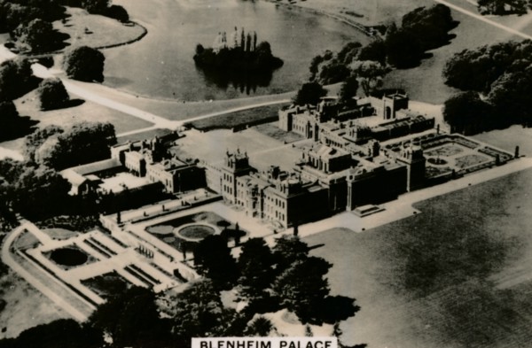 Aerial view of Blenheim Palace, 1939. Artist: Unknown