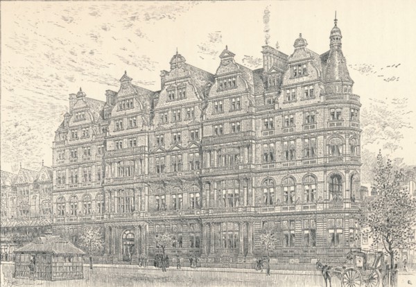 Constitutional Club, 1896. Artist: Unknown