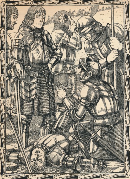 Richmond at Bosworth, 1902. Artist: Patten Wilson