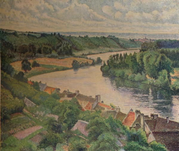 La Frette and Sartrouville, 1924. (1925). Artist: Lucien Pissaro